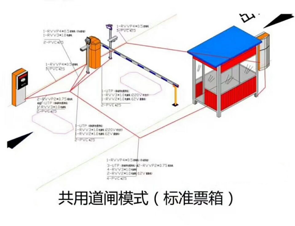 武城县单通道模式停车系统